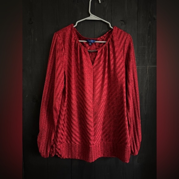Apt. 9 Tops - Apt. 9 Red Women's Blouse